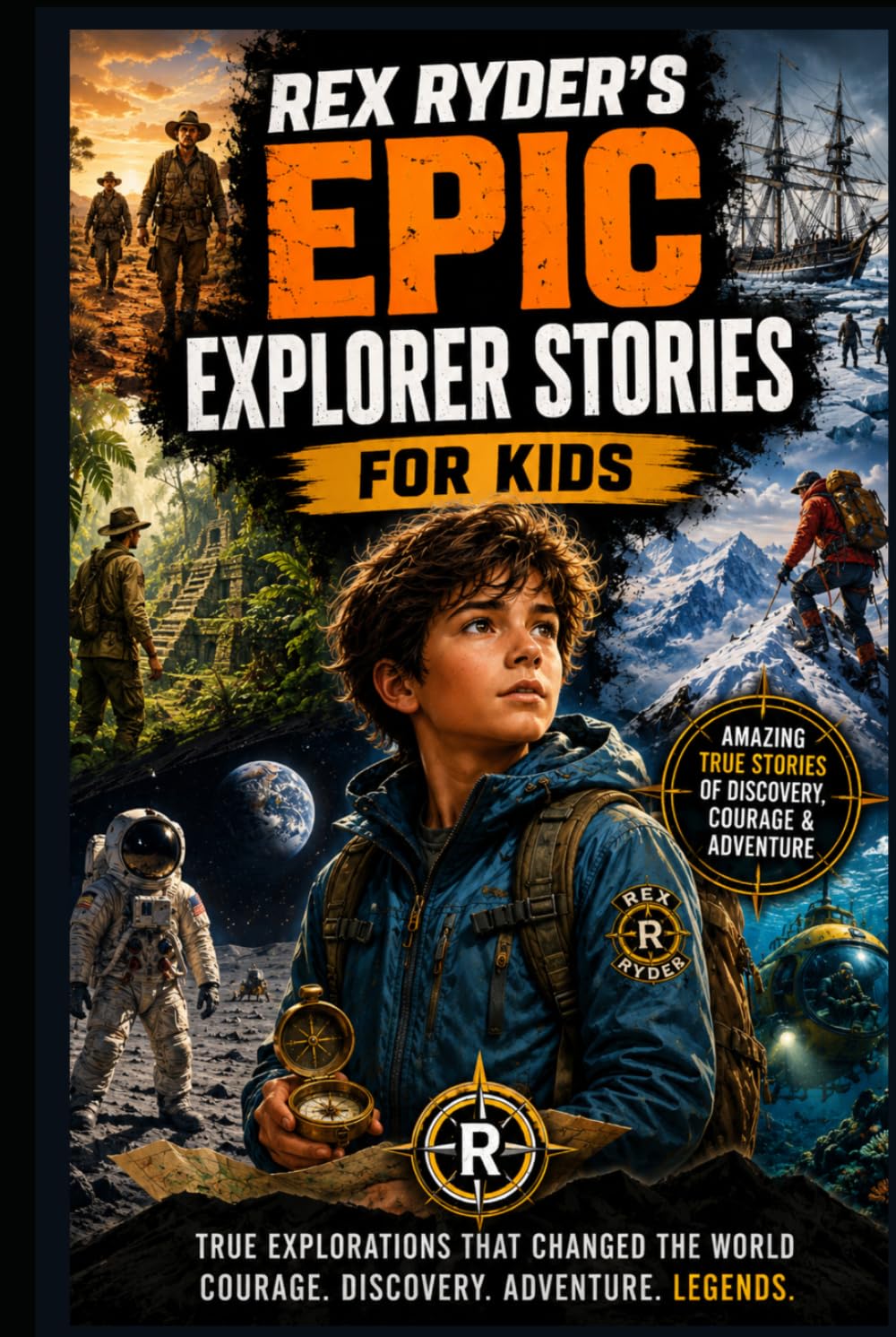 Rex Ryder's Epic Explorer Stories for Kids: 10 True Explorer Stories of Discovery, Adventure & Courage | Inspiring Real-Life Heroes for Ages 8–12 (Rex Ryder’s Survival Files)