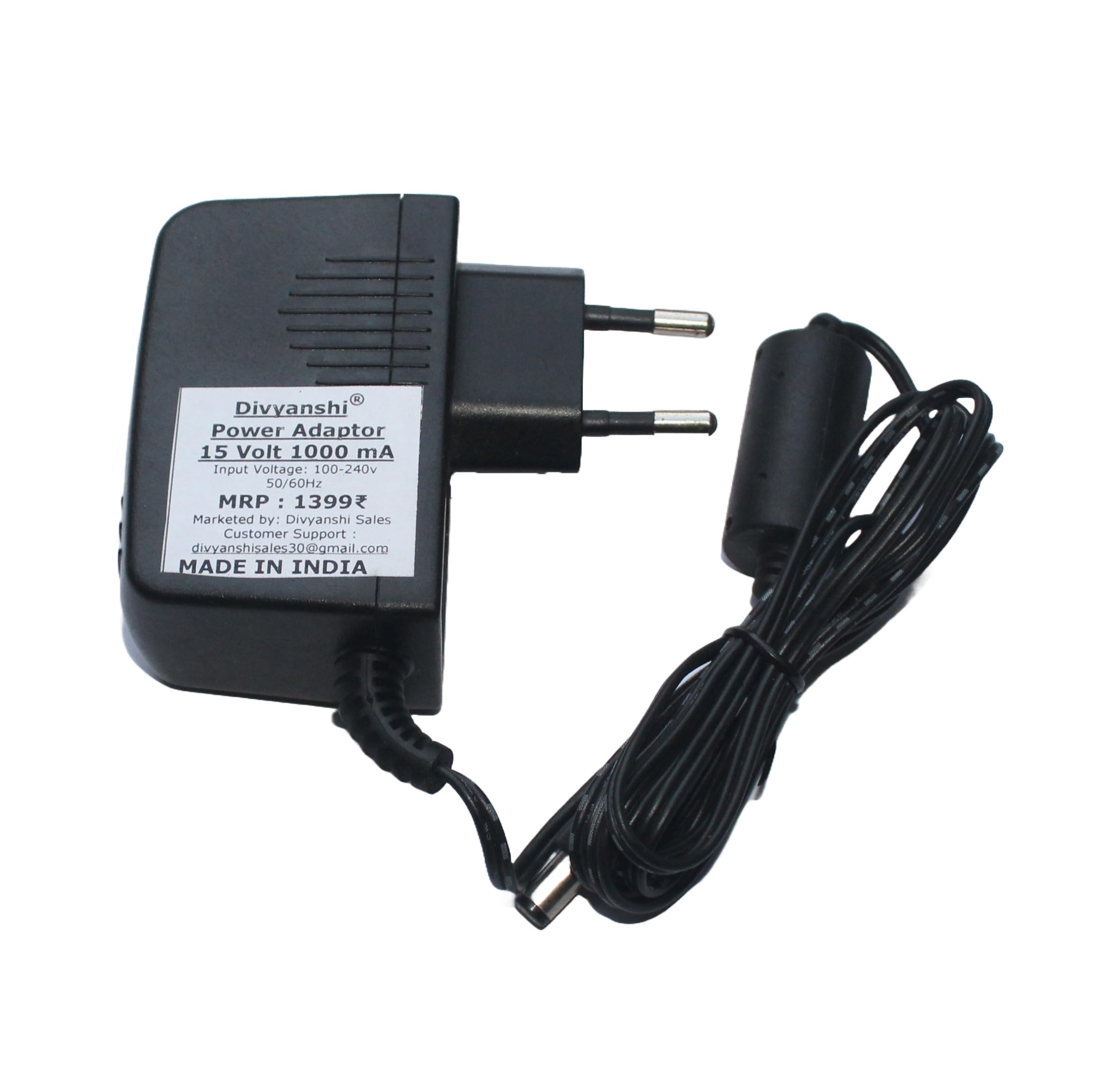 Divyanshi 15 Volt 1 Amp SMPS Power Adapter DC (2.5mm Pin) for LCD Monitor, TV, LED Strip, CCTV Camera, Setup Box, Broadband, Routers, NVR, Set Top Box/DTH ETC-image-45