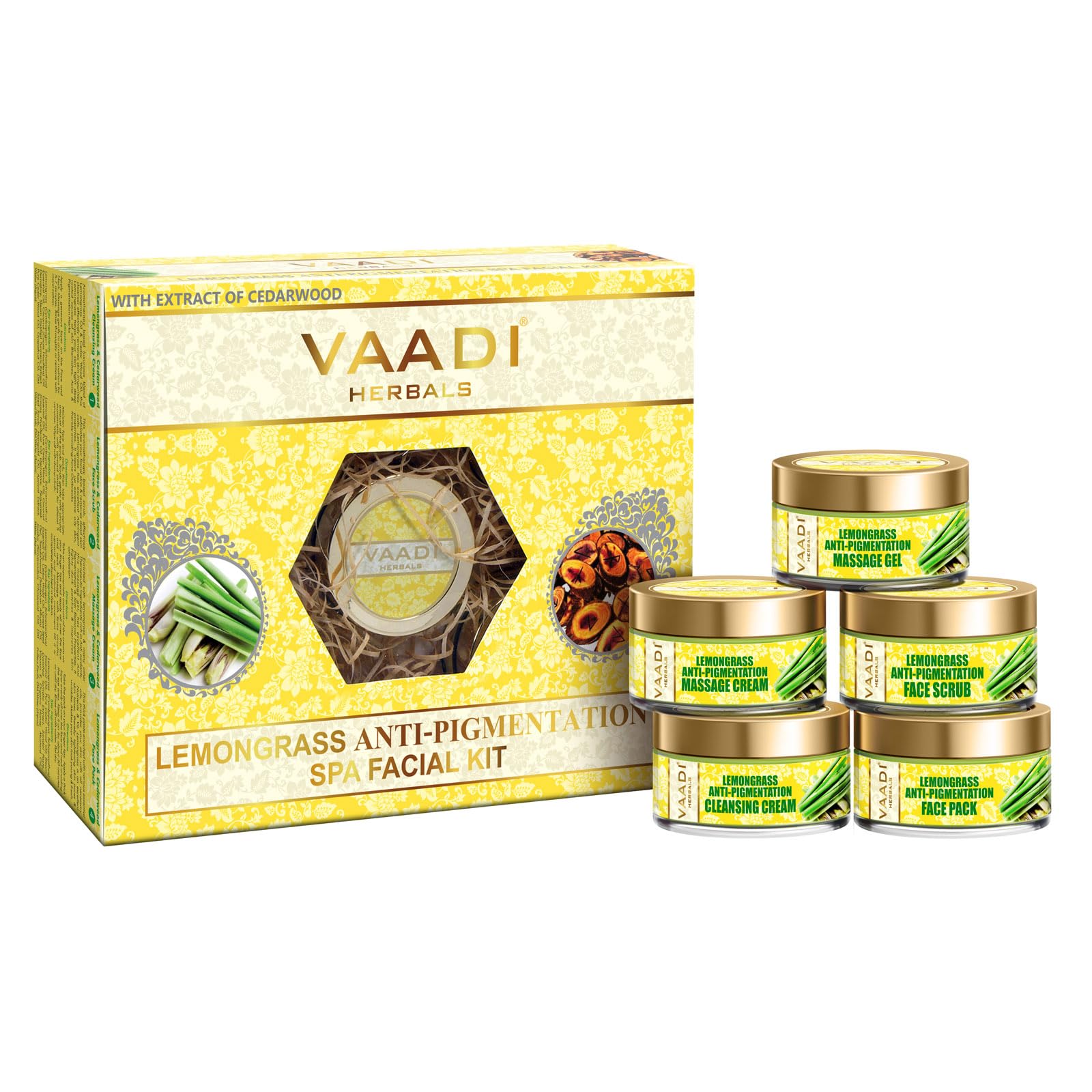 Vaadi Herbals Lemongrass Anti Pigmentation Spa Facial Kit With
