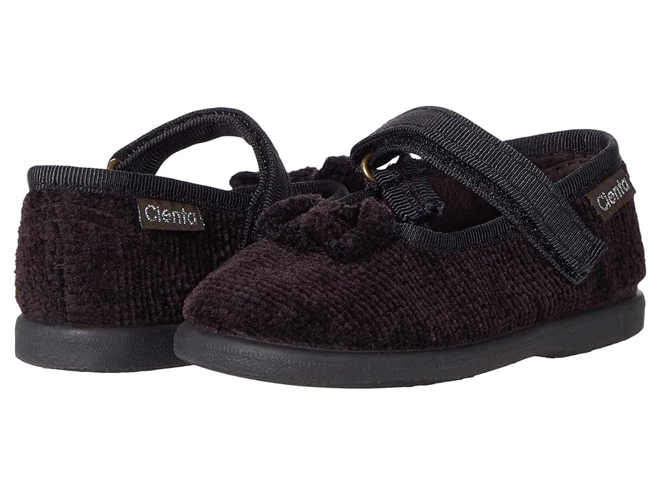 Cienta Kids Shoes 400008 (Infant/Toddler) (Black) Girl's Shoes INTERNATIONAL SHIPPING