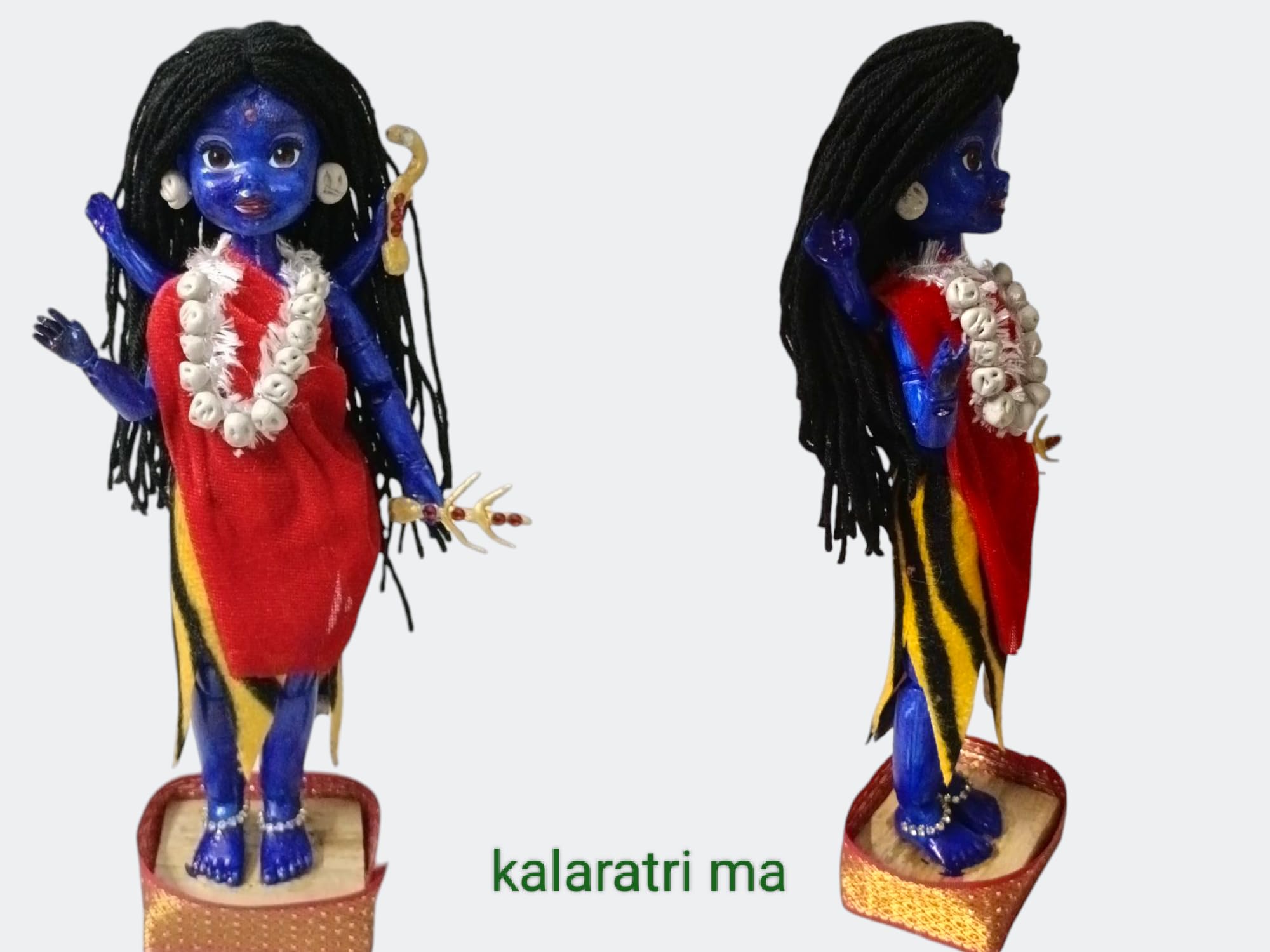 Traditional Navdurga Doll Set, Handmade Decorative Goddess/Nine Forms of Ma Durga (Full navdurga Set) 1