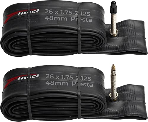 Miniatura 1 de Saad and Sons - Tubos interiores de bicicleta de 26 pulgadas, 26 x 1.75  26 x 1.90  26 x 1.95  26 x 2.10  26 x 2.125 pulgadas de goma de repuesto