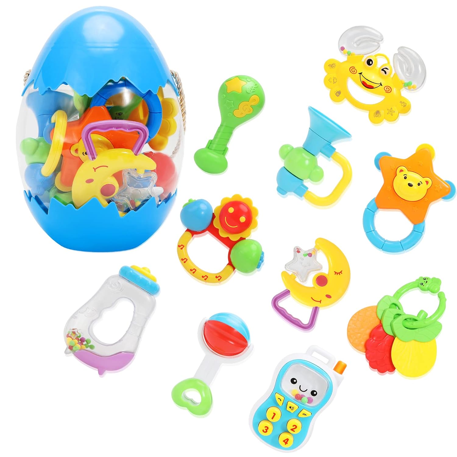 Teething Toys Teething Egg Buy Buy Baby The Teething Egg- Mint - Main Image