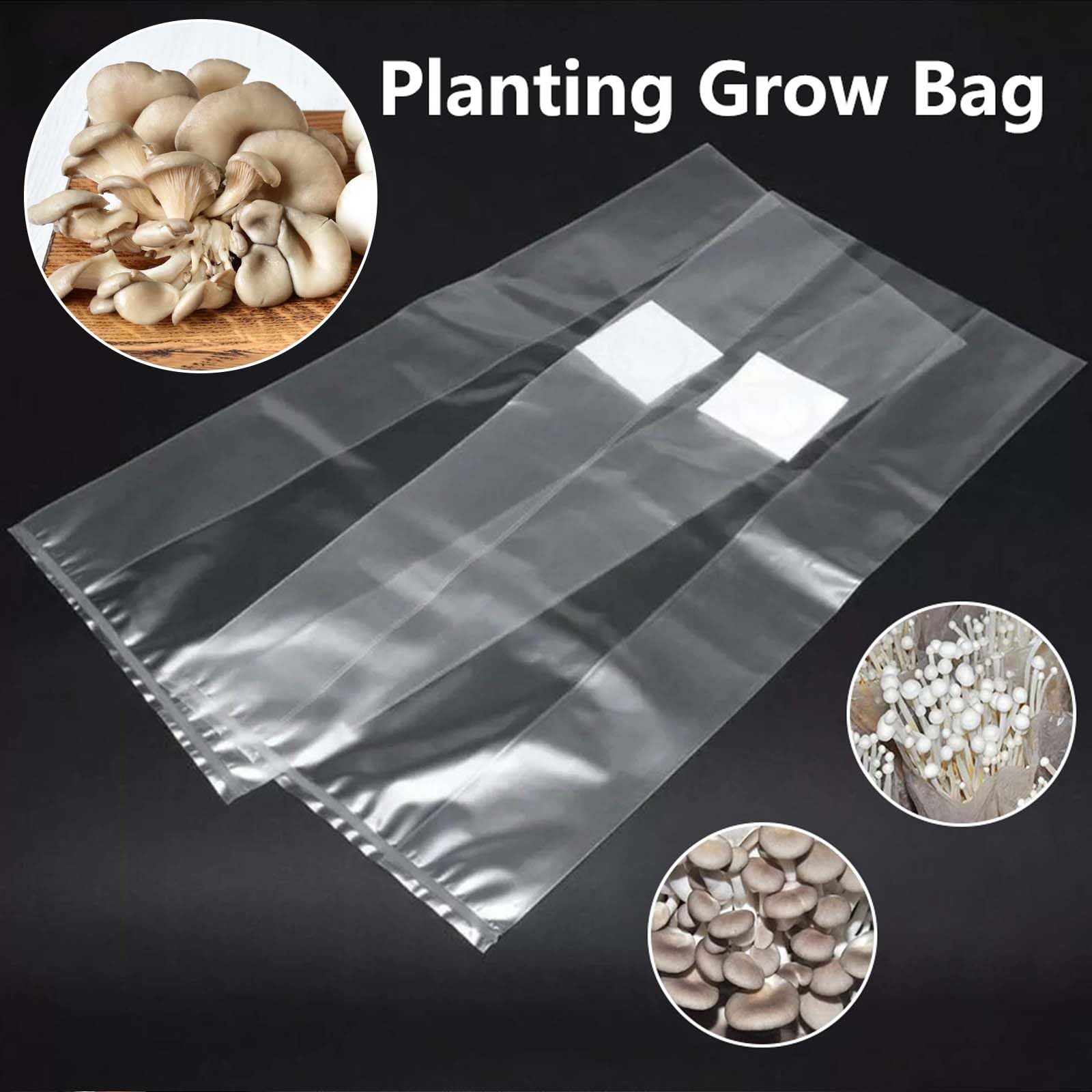 30 sztuk worków do uprawy grzybów: 32 x 50 cm, worek do uprawy grzybów PP z filtrem 0,2 mikrometra, Mushroom Spawn Grow Bag do grzybów shiitake, enoki, boczniaków itd.