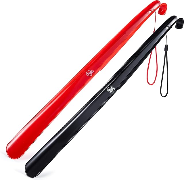Lakeston Extra Long Handled Shoe Horn - Straight & Sturdy Long Shoe Horn for Elderly & Anyone With Mobility Issues
