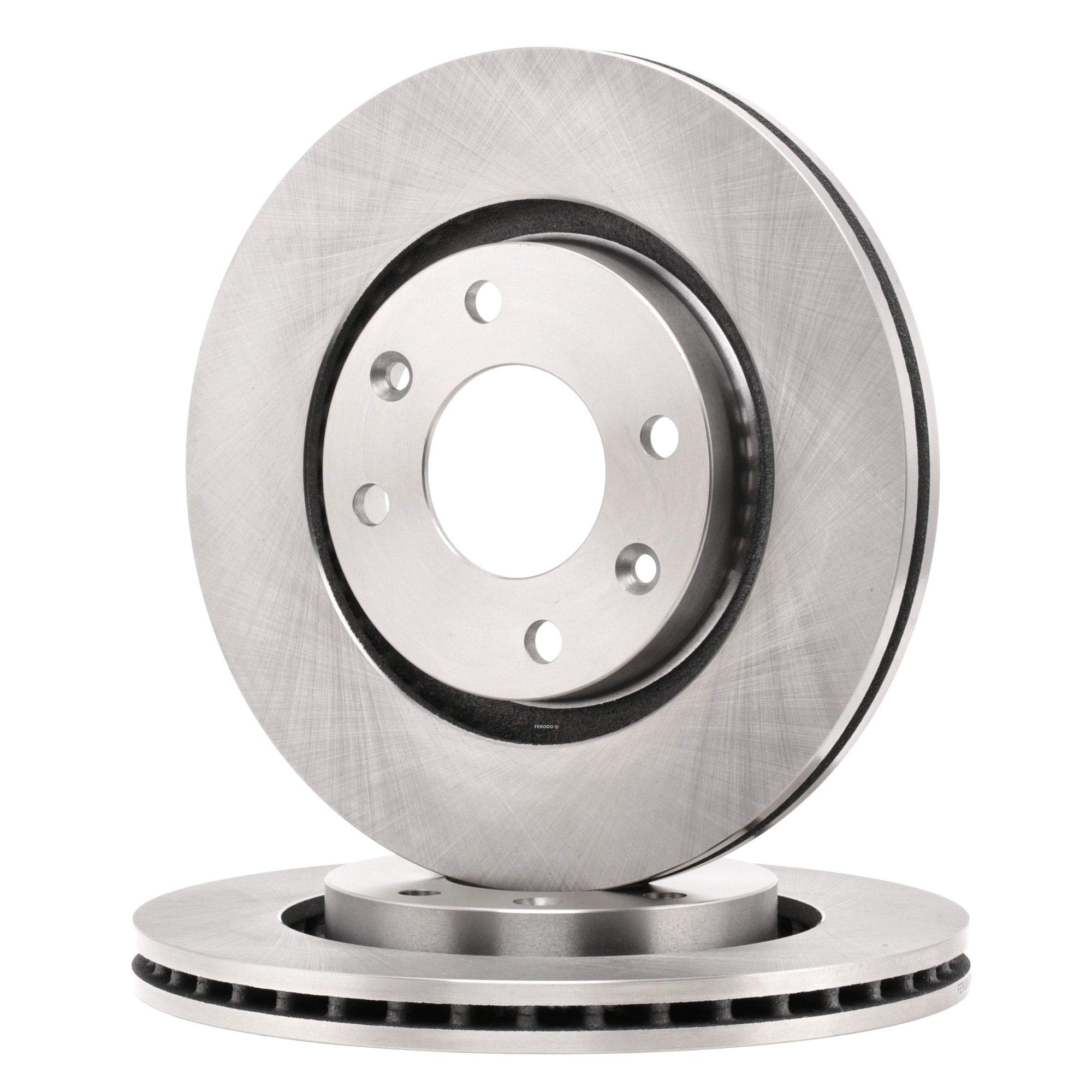 2 Dischi Freno FERODO Anteriori Ø266mm - Per Peugeot 206, 207, 208, Citroën C3 - Foto 3