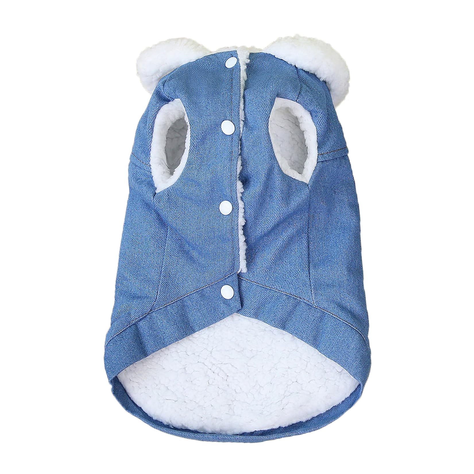 Amazon | ZUNEA 犬服 秋冬 コーギー服 デニム ジャケット コート 小型