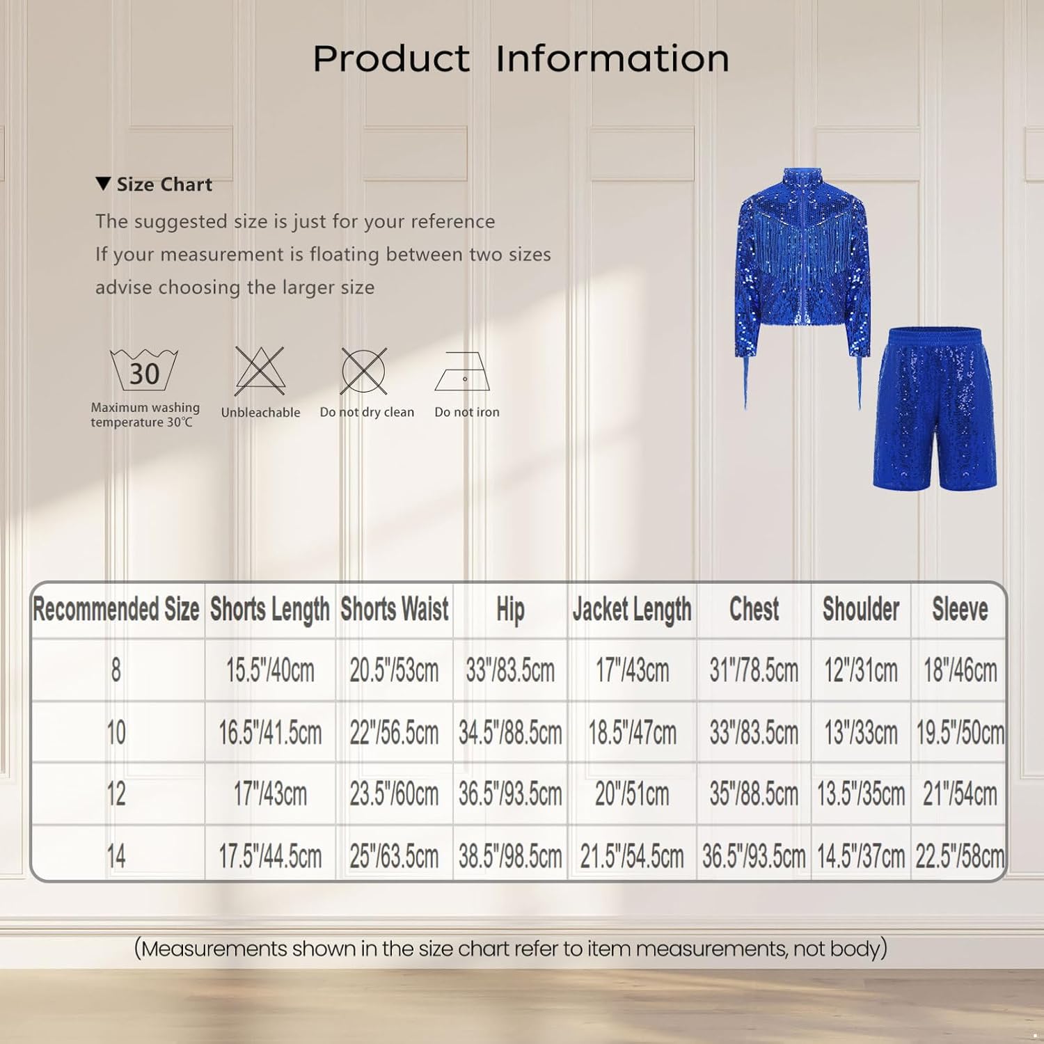 Kids Sequin Bomber Jacket Long Sleeve Zip Up Mock Neck Fringed Suit Coat with Glitter Shorts Girls Boys Party Hip Hop Jazz Dance Costume Silver 10 Years