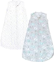 Vista 66 de Hudson Baby Saco de dormir unisex de algodón con manga larga para bebé, saco, manta