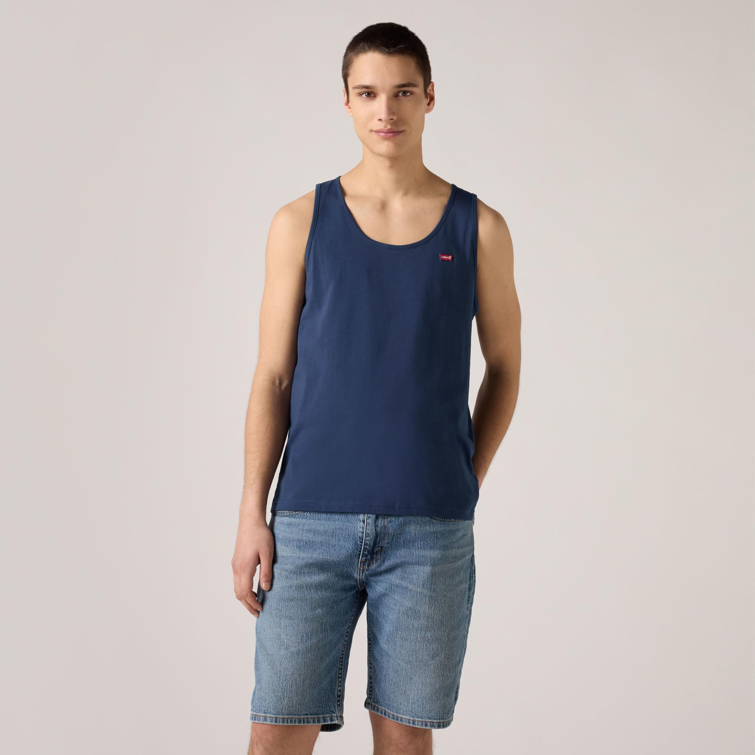 Levi's Lse_housemark Tank T-Shirt, granatowa marynarka, S męska
