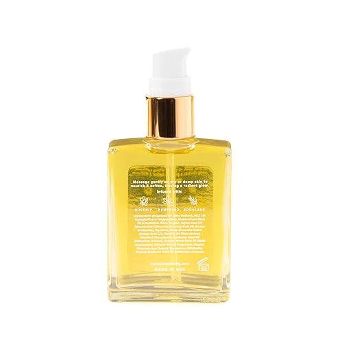 Miniatura 5 de Bonblissity Aceite corporal nutritivo cítricos 2 onzas  Hidrata rejuvenece rápida absorción antioxidantes cáñamo rico en Omega esalano derivado de