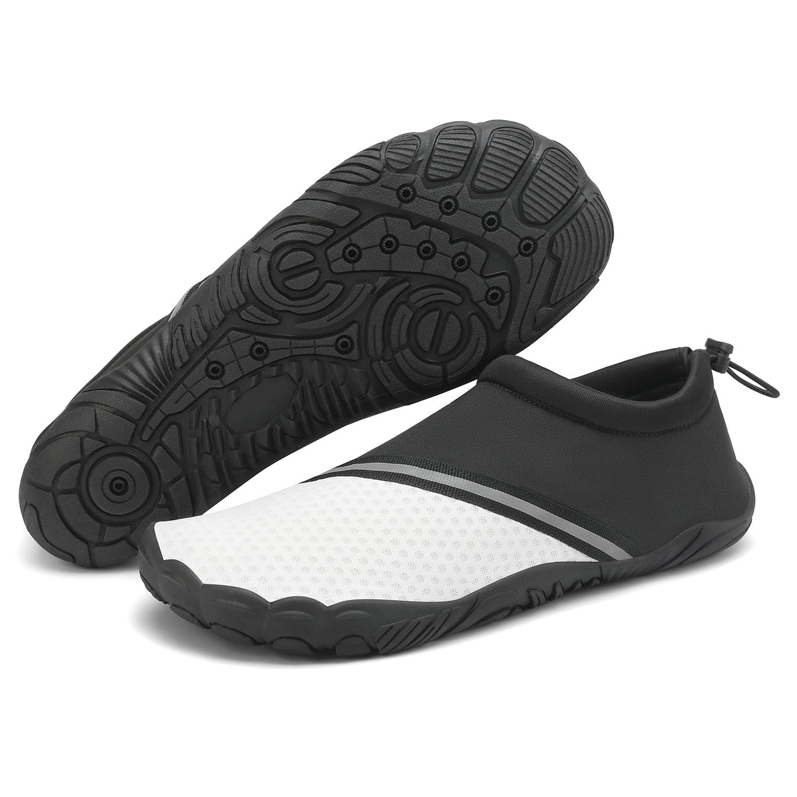 Mishansha Herren Damen Badeschuhe rutschfeste Schnelltrocknende Leicht Wasserschuhe Gr.36-46