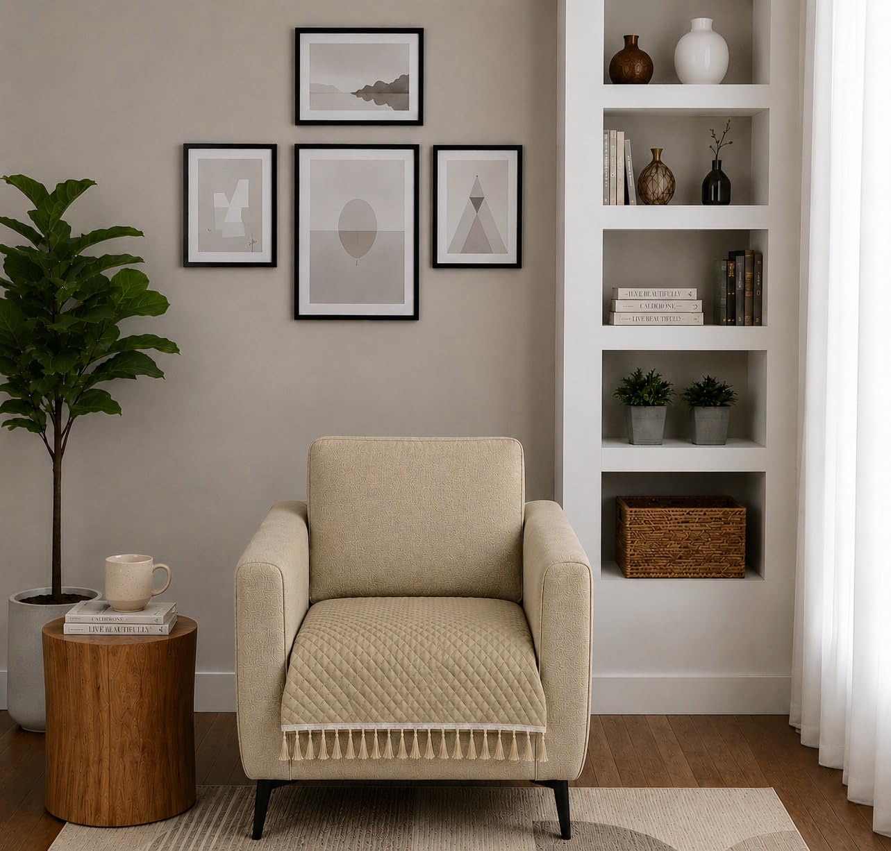 Velvet Sofa Cover - Instant Home Upgrade -28
