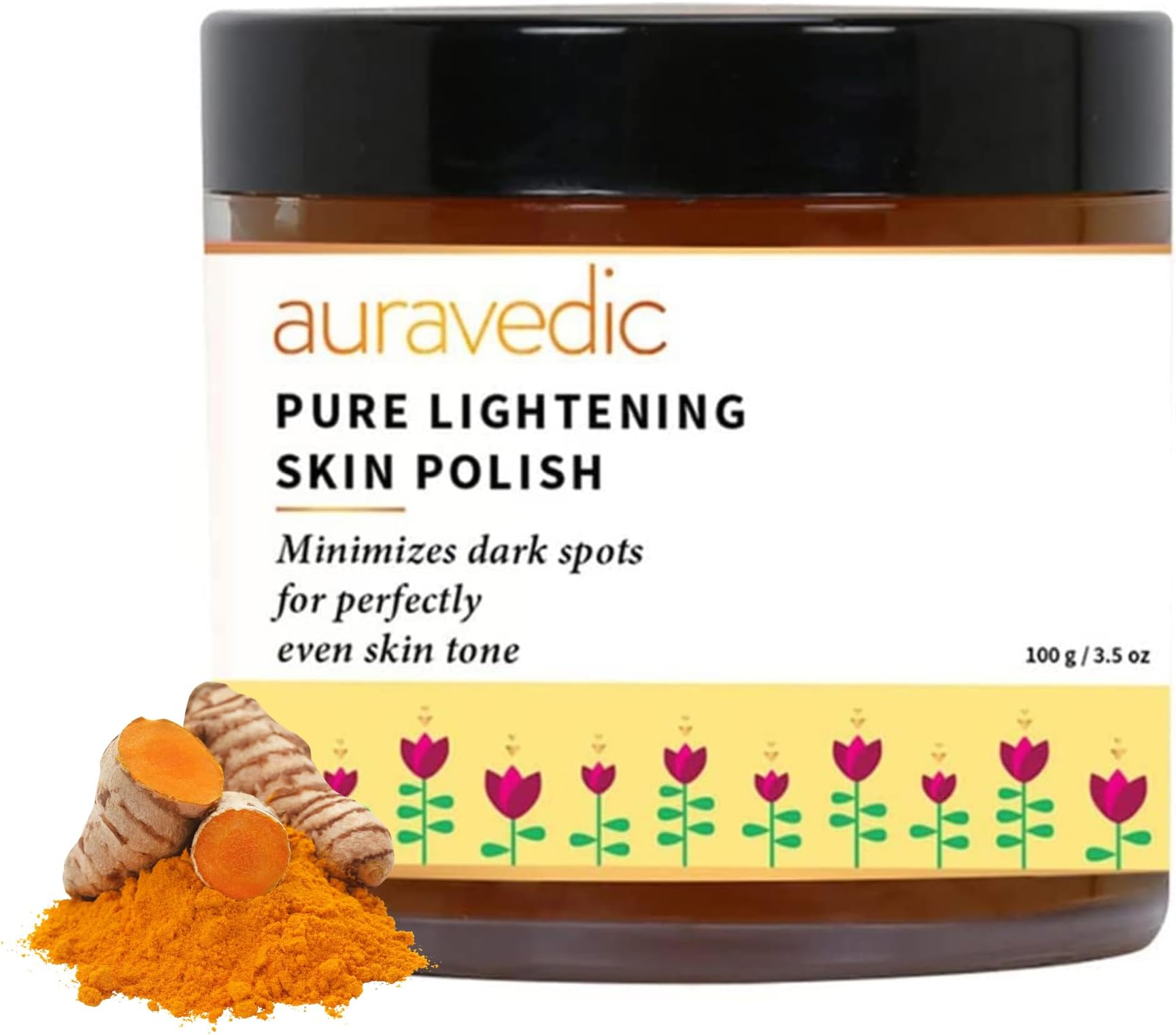 Pure Lightening Skin Polish with Sandal/Saffron/Turmeric 100g