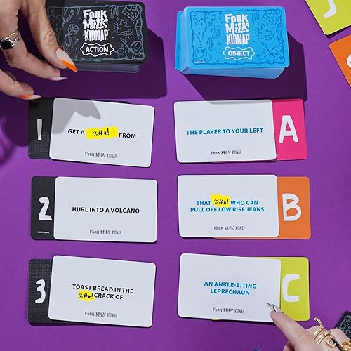 Miniatura 4 de Hasbro Gaming Juego de secuestro de leche con tenedor para adultos solamente, un juego de fiesta para adultos de elecciones cuestionables