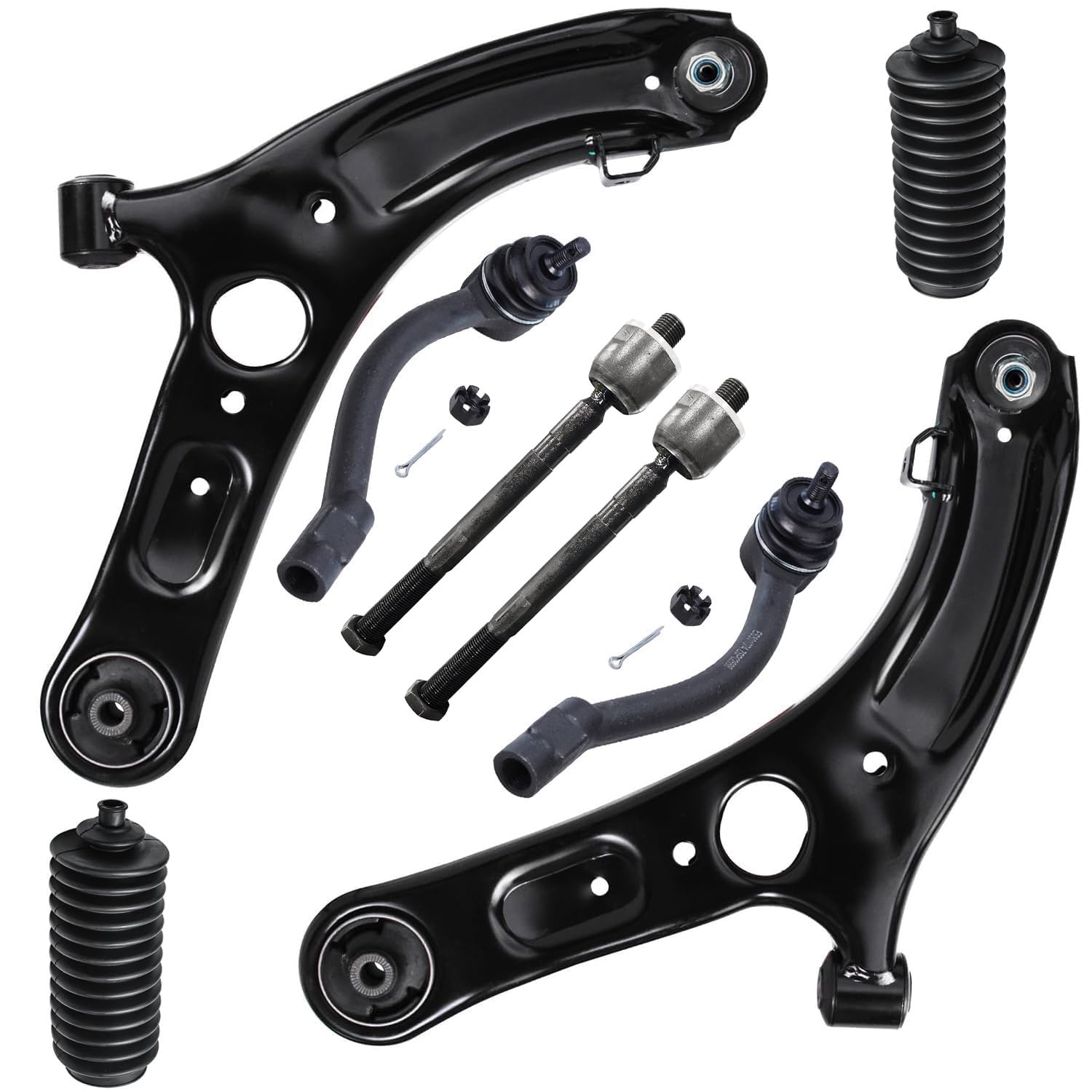 Detroit Axle - 8pc Front Control Arms Kit for 11-16 Hyundai Elantra Coupe