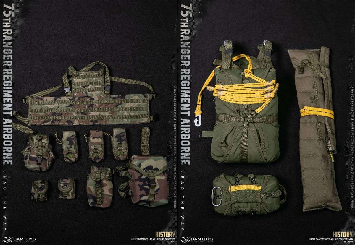 Amazon | DAMTOYS 1/6 US陸軍 第75レンジャー連隊 エアボーン 未 78094