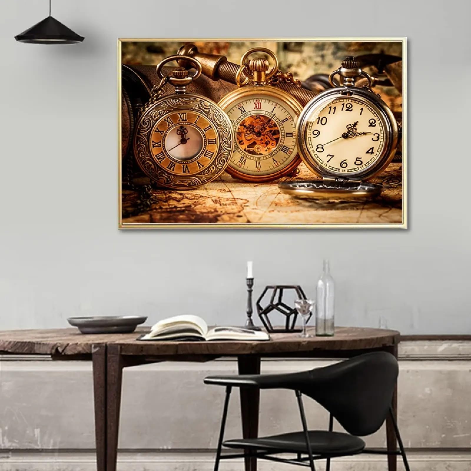 Impression sur toile marine de qualité musée avec cadre noir - 6