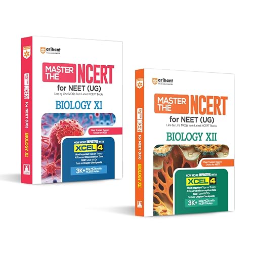 Arihant Master NCERT Biology Class 11 & 12 Combo | NEET (UG) & CUET 2026-2027 | 2K+ Line by Line MCQs | AI-Based Misconception Zone | English Medium