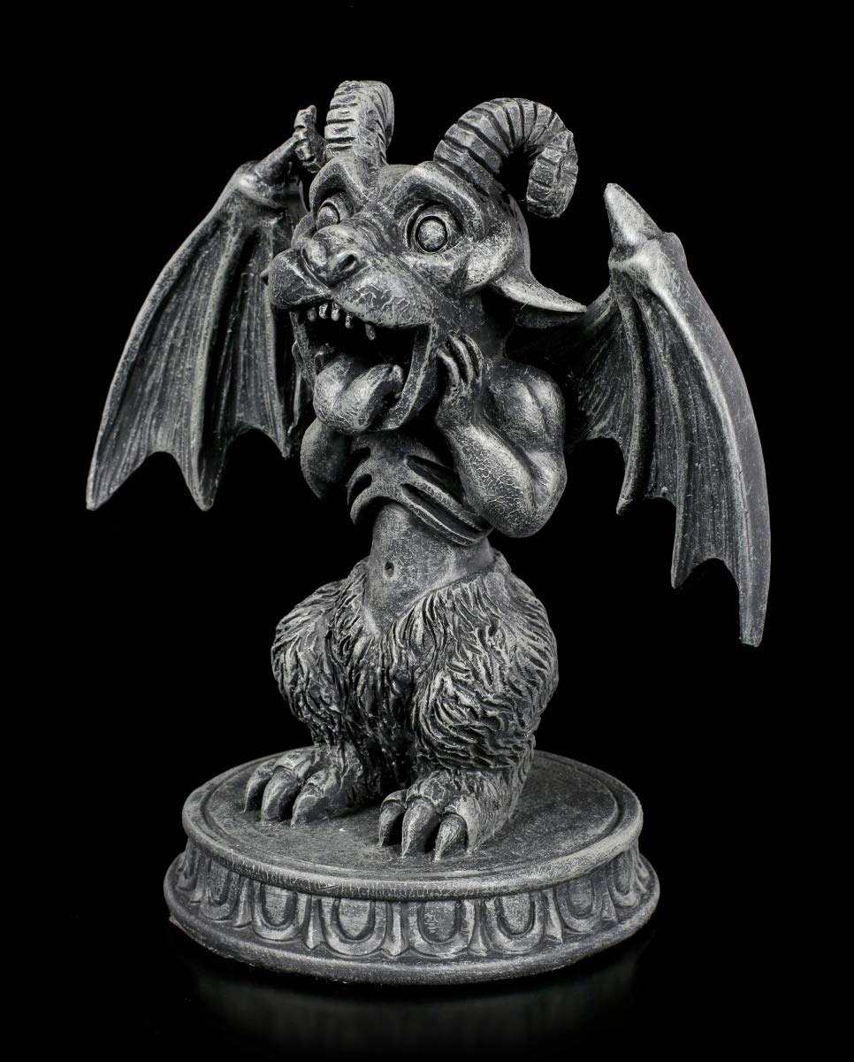 Figuren Shop GmbH Freche Gothic Gargoyle Figur | Fantasy-Figur, handbemalt