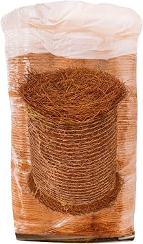 Longleaf Pine Straw Roll for Landscaping - Brown Color UV Resistant 18 Rolls Per Pallet - Covers Up to 2,250 Square Feet
