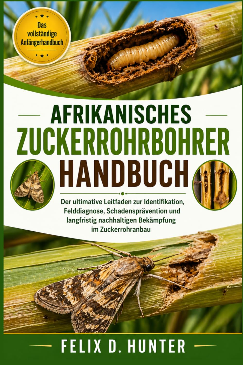 AFRIKANISCHES ZUCKERROHRBOHRER-HANDBUCH: Der ultimative Leitfaden zur Identifikation, Felddiagnose, Schadensprävention und langfristig nachhaltigen Bekämpfung im Zuckerrohranbau
