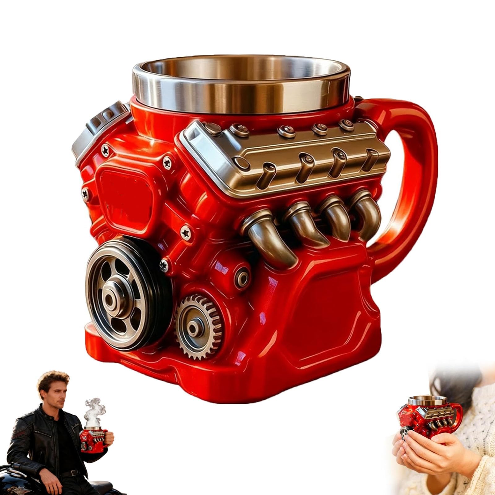 Engine Coffee Mug The Ultimate EngineThemed Coffee Mugs Creative Mechanic Engine CoffeeMug Retro Mechanical V8Engine Themed Coffee Cups