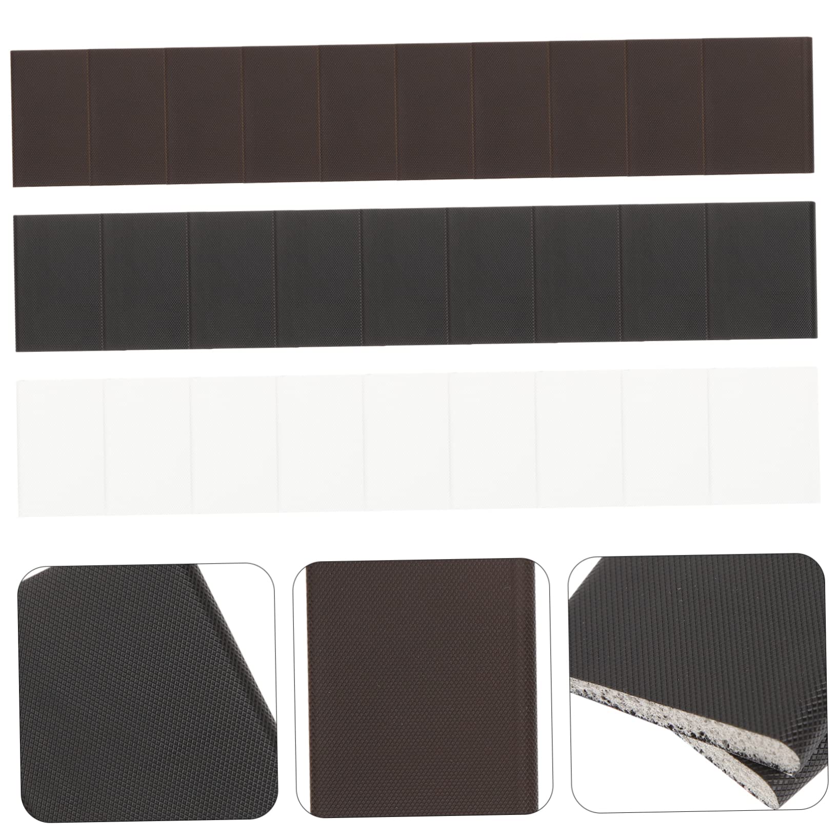 3 Set Guarnizione Per Porte E Finestre Sigillo Della Porta Del Garage Weatherstripping Per Le Porte Strisce Di Tenuta Della Porta Sverniciatura Della D'ingresso Pu 30 Pezzi*3