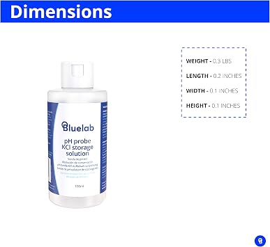 Bluelab STSOL100 KCL Storage Solution for pH Probes, 100ml