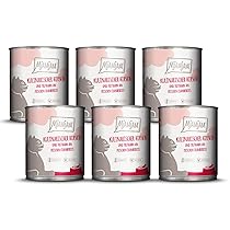 MjAMjAM – cibo umido premium per gatti – cervo culinario e tacchino con mirtilli rossi freschi, confezione da 6 (6 x 800 g), senza cereali con carne extra