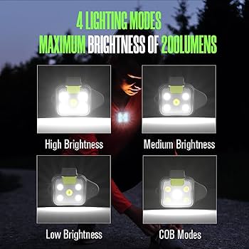 LED Reflective Running Vest Lights For Runners, Running Lights With Front Light, Safety USB