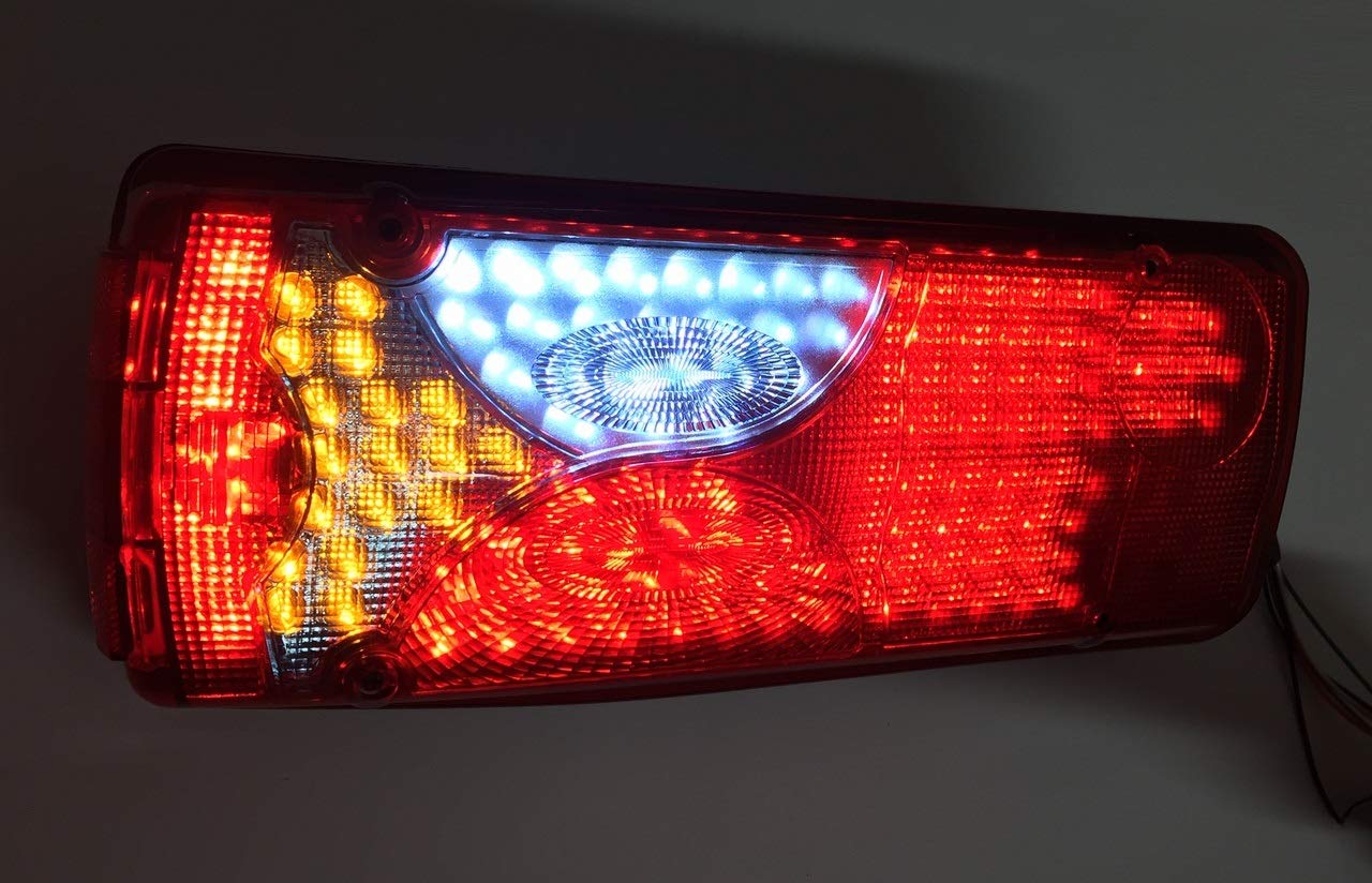 2 fari LED posteriori da 24 V, TGA, TGM, TGL, TGS, per camion, rimorchi, telai