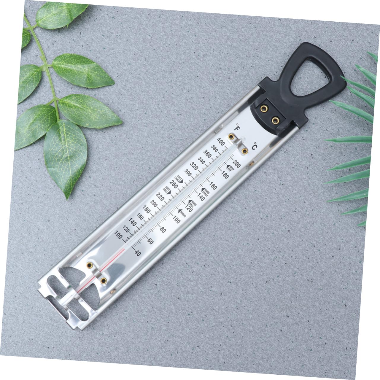 Thermomètre à Confiture Suspendu 2 Pièces Pvc Double Échelle