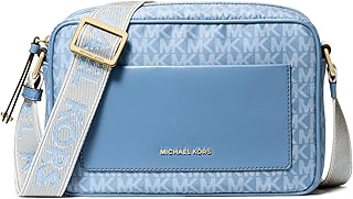 Michael Kors womens Jet Set Large Webbing Strap Crossbody Bag