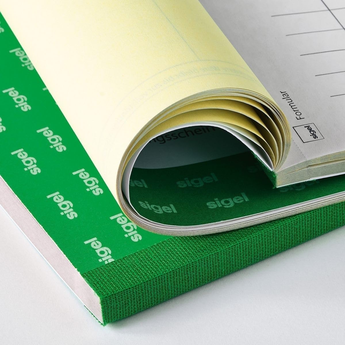 Sigel 5 x Formularbuch Quittung A6 quer ohne MwSt. Ausweis SD VE=2x30 Blatt nummeriert