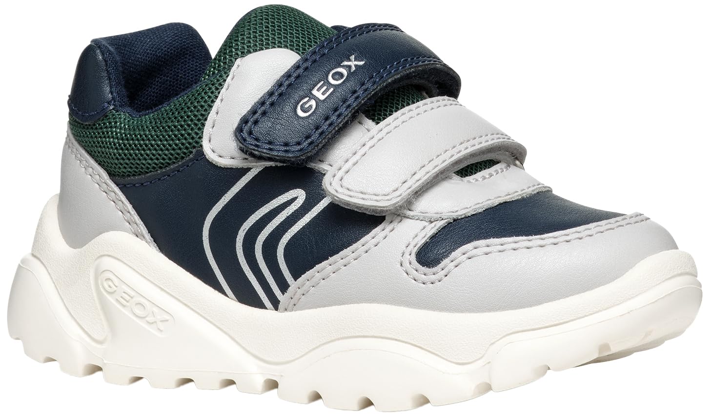 Geox Baby B CIUFCIUF BOY A Sneaker, 2 UK Child Grey
