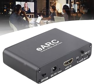 EARC Extractor HD Multimedia ARC Adapter, Optical 3.5mm Output Sound Extractor for HDTV Speaker Amplifier, Converter to, for TV to Non ARC Sound System Soundbar
