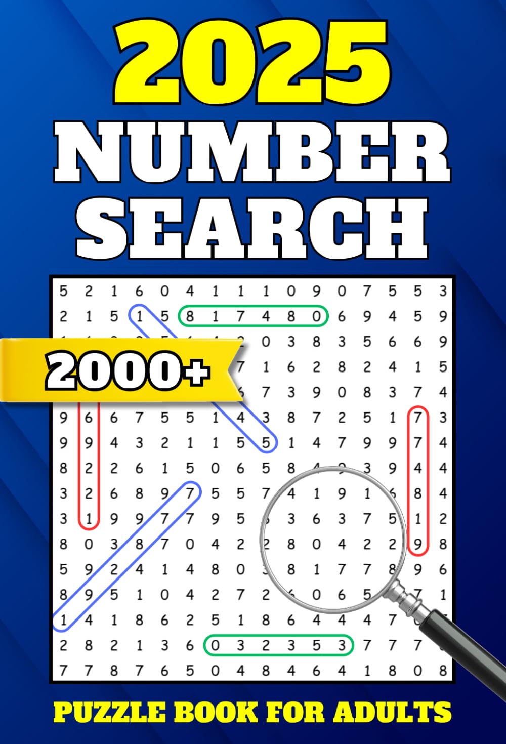 Number Search Puzzle Book for Adults: 100 Captivating Puzzles with 2000 Numbers to Find | Solutions included | Enjoyment and Brain Fitness in one