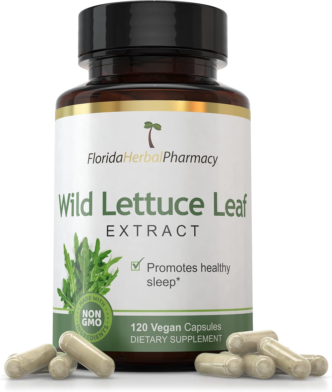 Florida Herbal Pharmacy, Wild Lettuce Leaf Extract Capsules