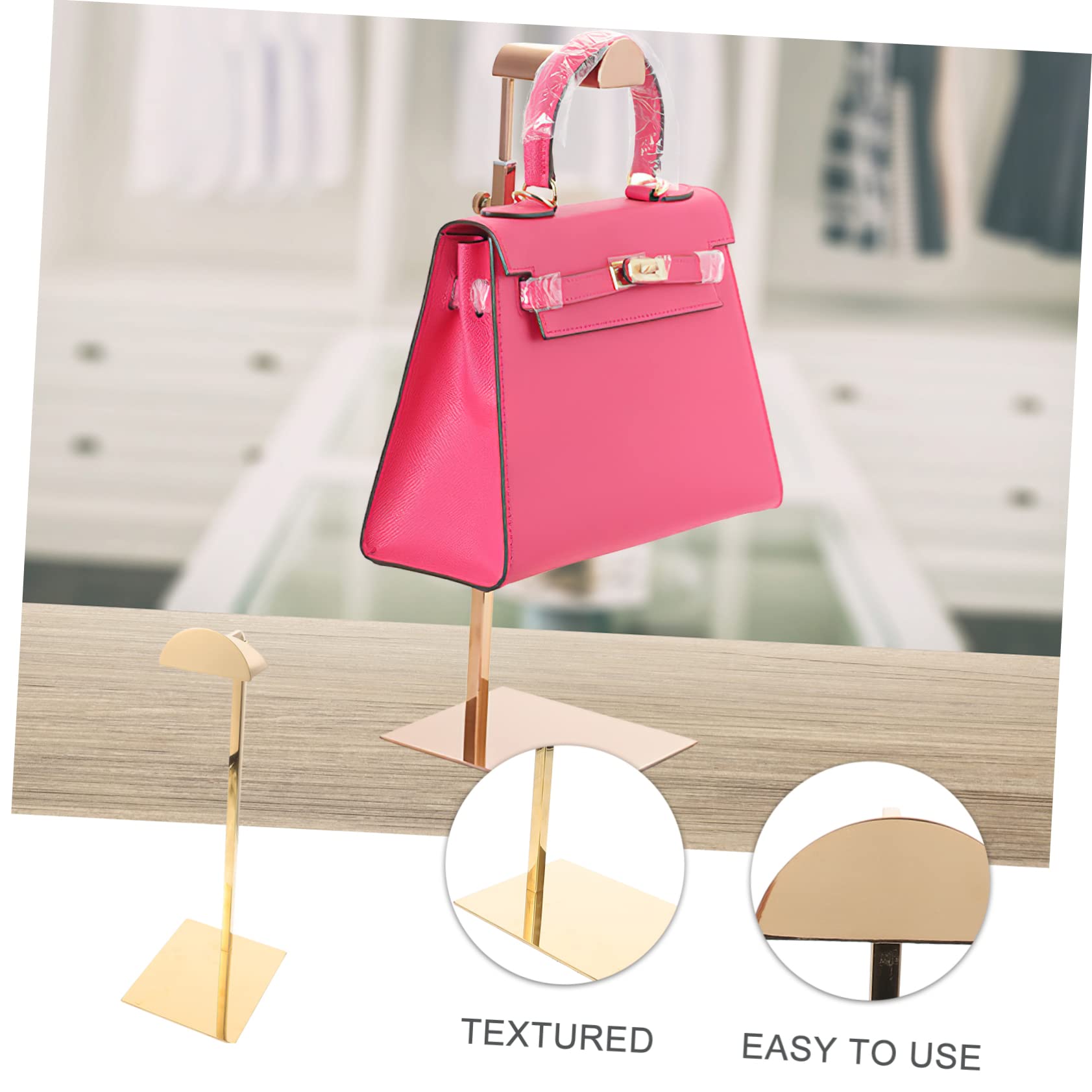 Alipis Handbag Rack Bag Display Stand Purse Hangers Hanging Holder for Purse Bag Organizer Closet Retail Rack