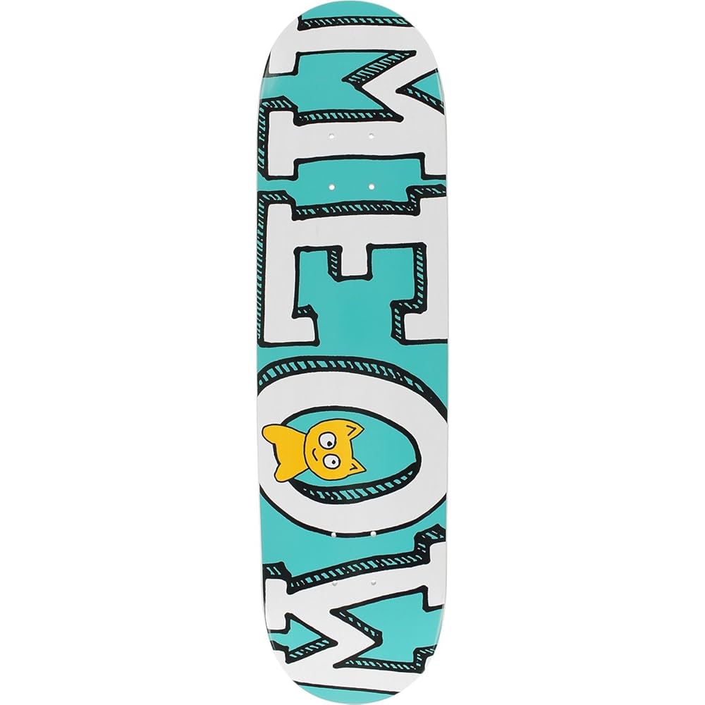 MEOW SKATEBOARDS スケートボード Amazon | MeowスケートボードロゴTealスケートボードデッキ – 8