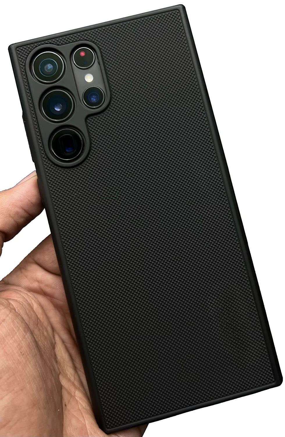 Super Frosted Shield Pro Back Silicone Soft Mobile Case For Samsung Galaxy S22 Ultra Dotted Slim-Fit Design Tpu Shockproof Cover, Black (B0C5FM5HT7) Amazon Price History, Amazon Price Tracker