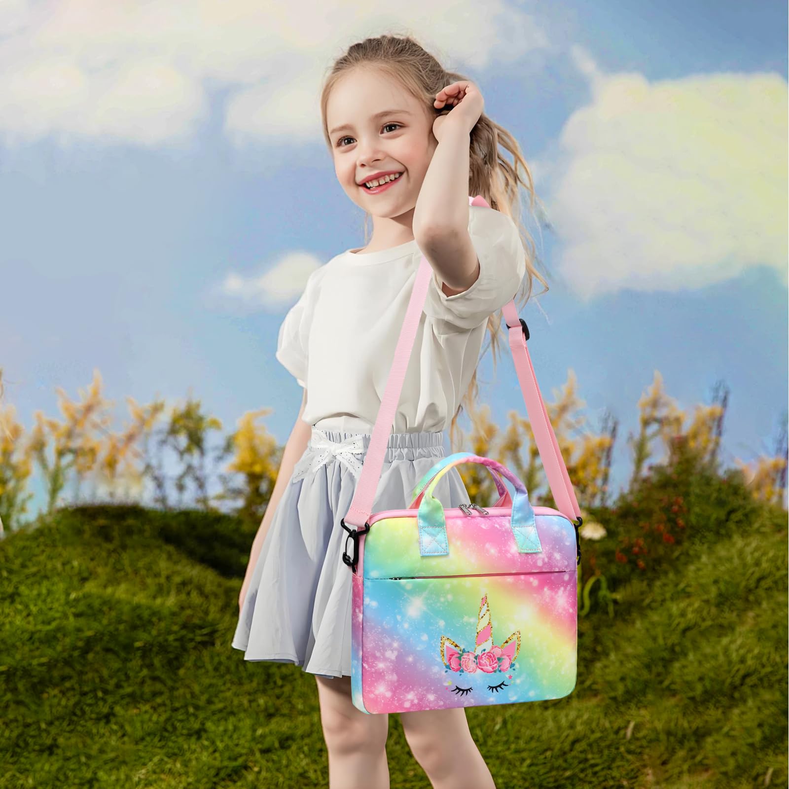 RUYIDAY Tablet-Hülle - Niedliche Panda-Tasche Für 7-9 Zoll Tablets