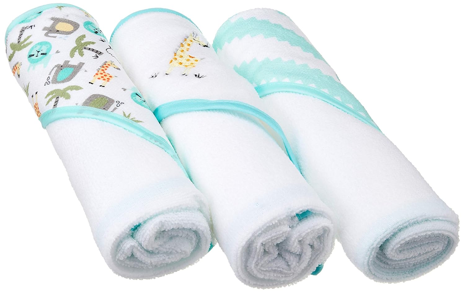 Buttons and Stitches Baby Boys Infant Hooded Towels : Baby