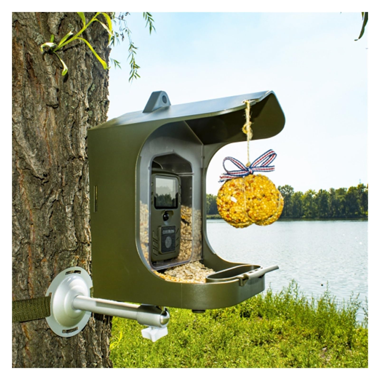 Sorveglianza della macchina fotografica di birdwatching per i piccoli animali con l'alta risoluzione all'aperto dell'alimentatore del sensore di moto