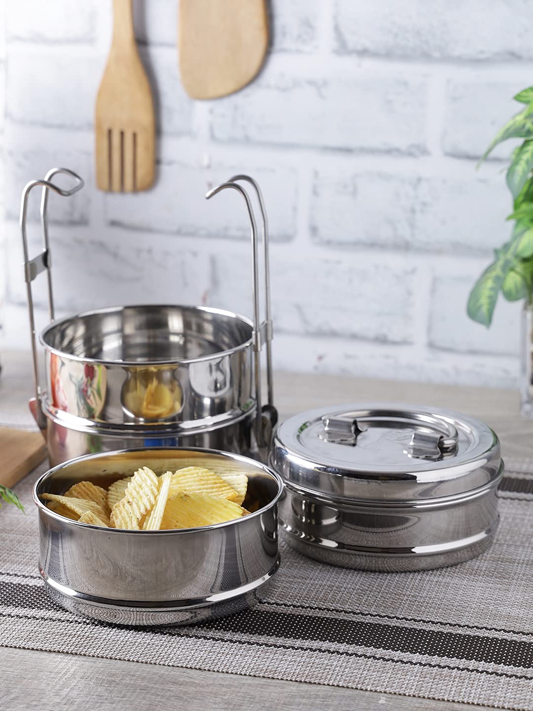 Neelam Stainless Steel Lunch Box - Leak-Proof & Durable -8 Neelam Stainless Steel Lunch Box - Leak-Proof & Durable -8