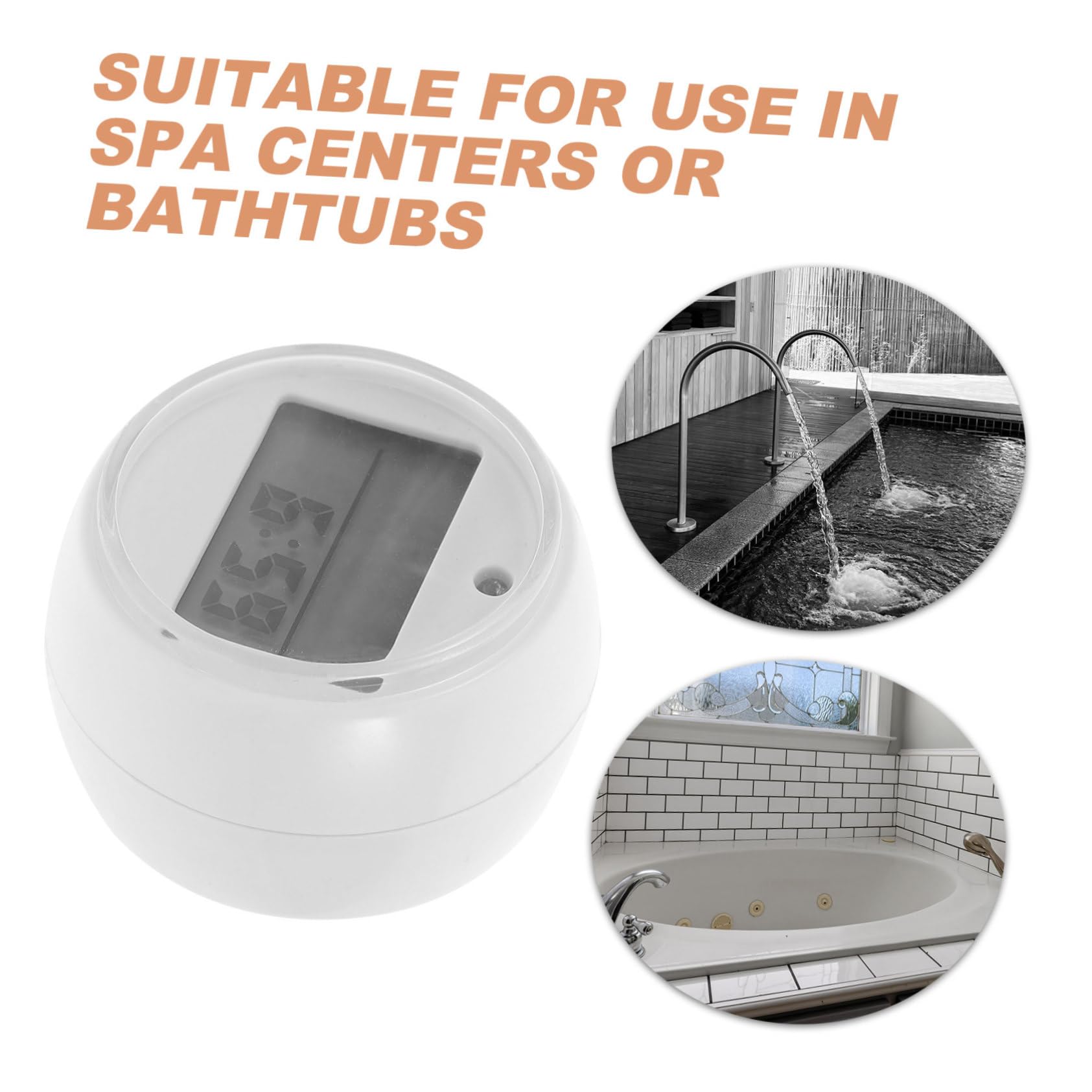Alipis Lot De 5 Thermomètres Flottants Pour Piscines Bain De Glace Affichage Précis De La Température