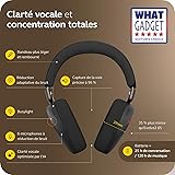 Jabra Evolve3 85 Casque Over-Ear Bluetooth sans Fil avec Micro et Station de Charge pour Travail, USB-C, IA Appel Vocal, ANC Adaptative, 25h, Compatible Applications de réunion, Noir - 3