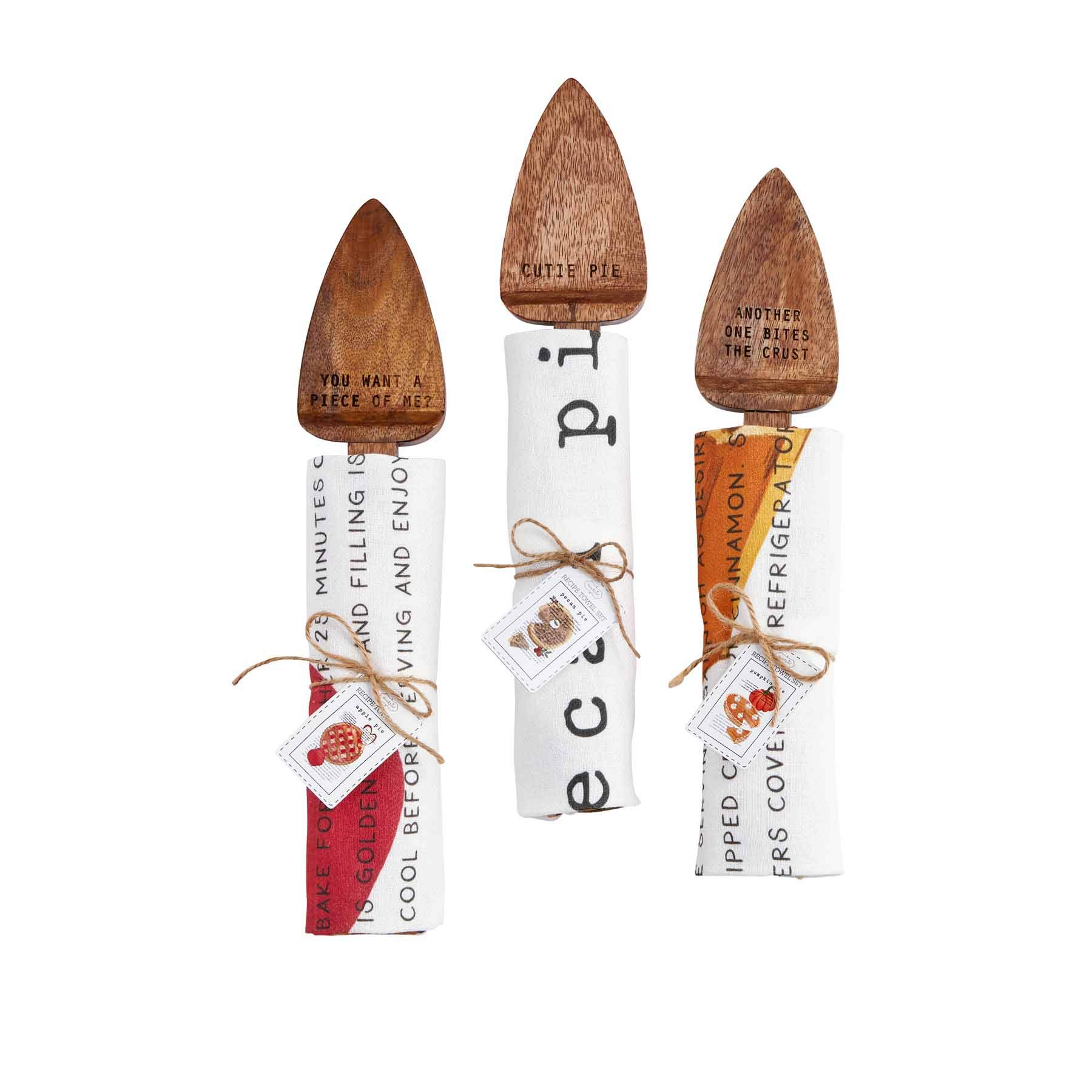 PUMPKIN PIE RECIPE TOWEL SET