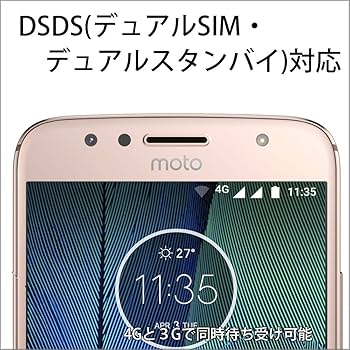 Amazon | モトローラ SIM フリー スマートフォン Moto G5S Plus 4GB